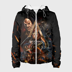 Куртка с капюшоном женская ASSASSINS CREED, цвет: 3D-белый