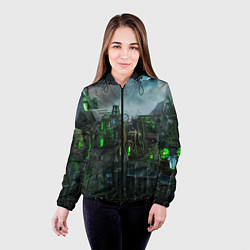 Куртка с капюшоном женская Герои Нежить, цвет: 3D-черный — фото 2