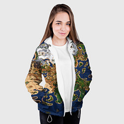 Куртка с капюшоном женская HEROES 3 КАРТА, цвет: 3D-белый — фото 2