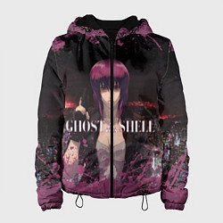 Куртка с капюшоном женская Призрак в доспехах, цвет: 3D-черный