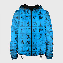 Куртка с капюшоном женская PORTAL, цвет: 3D-черный