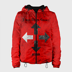 Куртка с капюшоном женская Three Days Grace, цвет: 3D-черный