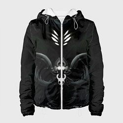 Куртка с капюшоном женская Hollow Knight, цвет: 3D-белый