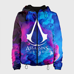 Куртка с капюшоном женская ASSASSINS CREED, цвет: 3D-черный