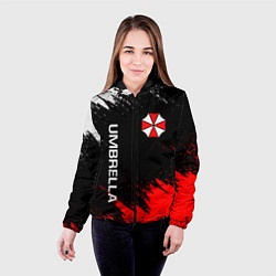 Куртка с капюшоном женская UMBRELLA CORP, цвет: 3D-черный — фото 2