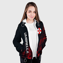 Куртка с капюшоном женская UMBRELLA CORP, цвет: 3D-белый — фото 2