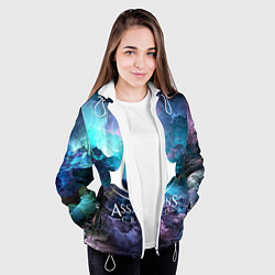 Куртка с капюшоном женская ASSASSINS CREED, цвет: 3D-белый — фото 2