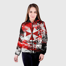 Куртка с капюшоном женская UMBRELLA CORP, цвет: 3D-черный — фото 2