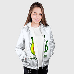 Куртка с капюшоном женская AVOGATO, цвет: 3D-белый — фото 2