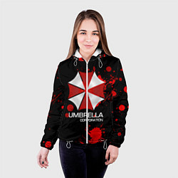 Куртка с капюшоном женская UMBRELLA CORP, цвет: 3D-белый — фото 2