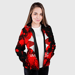 Куртка с капюшоном женская UMBRELLA CORP, цвет: 3D-черный — фото 2