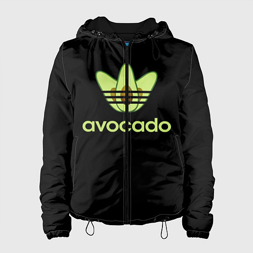 Женская куртка Авокадо / 3D-Черный – фото 1