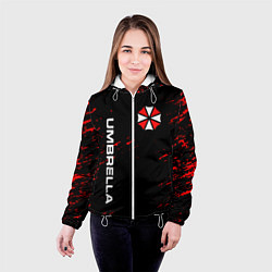 Куртка с капюшоном женская UMBRELLA CORPORATION, цвет: 3D-белый — фото 2
