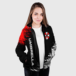 Куртка с капюшоном женская UMBRELLA CORPORATION, цвет: 3D-черный — фото 2