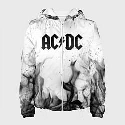 Куртка с капюшоном женская ACDC, цвет: 3D-белый