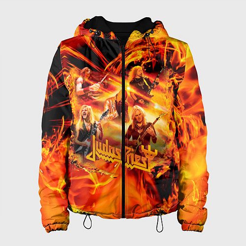 Женская куртка Judas Priest / 3D-Черный – фото 1