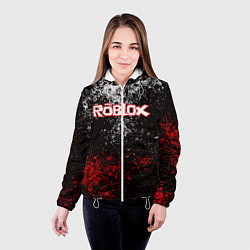 Куртка с капюшоном женская ROBLOX, цвет: 3D-белый — фото 2