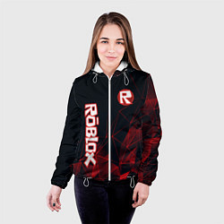 Куртка с капюшоном женская ROBLOX, цвет: 3D-белый — фото 2