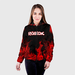 Куртка с капюшоном женская ROBLOX, цвет: 3D-черный — фото 2
