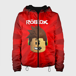 Куртка с капюшоном женская ROBLOX, цвет: 3D-черный