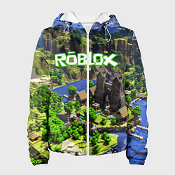 Куртка с капюшоном женская ROBLOX, цвет: 3D-белый