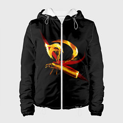 Куртка с капюшоном женская DMC, цвет: 3D-белый