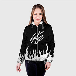 Куртка с капюшоном женская Stray Kids, цвет: 3D-белый — фото 2