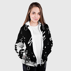 Куртка с капюшоном женская Stray Kids, цвет: 3D-белый — фото 2