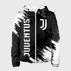 Куртка с капюшоном женская JUVENTUS, цвет: 3D-белый