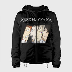 Куртка с капюшоном женская Bungou Stray Dogs, цвет: 3D-черный