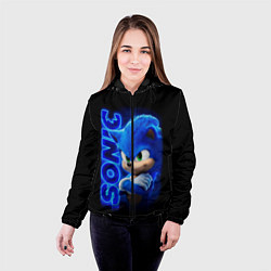 Куртка с капюшоном женская SONIC, цвет: 3D-черный — фото 2