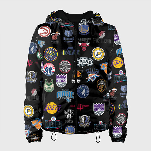Женская куртка NBA Pattern / 3D-Черный – фото 1