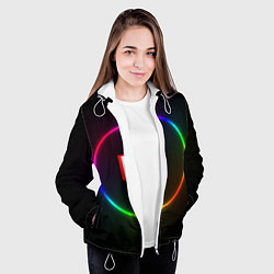 Куртка с капюшоном женская Roblox, цвет: 3D-белый — фото 2