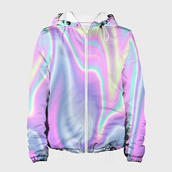 Куртка с капюшоном женская Vaporwave, цвет: 3D-белый