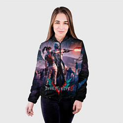 Куртка с капюшоном женская DMC art, цвет: 3D-черный — фото 2