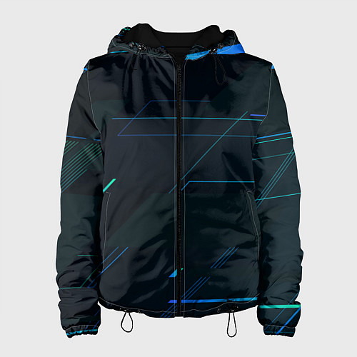 Женская куртка Modern Geometry / 3D-Черный – фото 1
