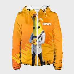 Куртка с капюшоном женская Agent Peely Агент Пили, цвет: 3D-белый