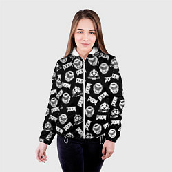 Куртка с капюшоном женская Doom Eternal, цвет: 3D-белый — фото 2