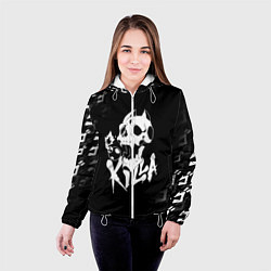 Куртка с капюшоном женская KILLER QUEEN, цвет: 3D-белый — фото 2