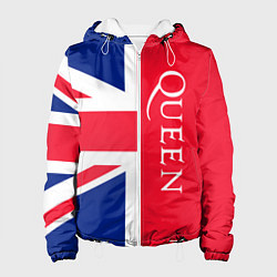 Куртка с капюшоном женская Queen, цвет: 3D-белый