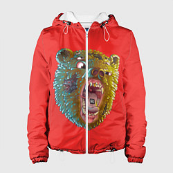 Куртка с капюшоном женская Little Big: Bear, цвет: 3D-белый