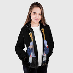 Куртка с капюшоном женская СЕЙЛОР МУН, цвет: 3D-черный — фото 2