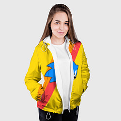 Куртка с капюшоном женская SONIC, цвет: 3D-белый — фото 2