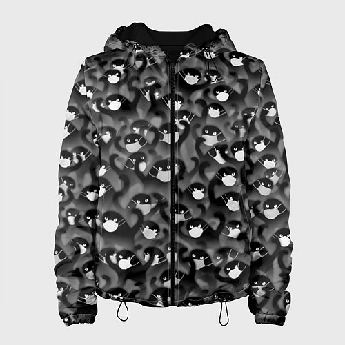 Женская куртка Ъуъ съуки в маске / 3D-Черный – фото 1