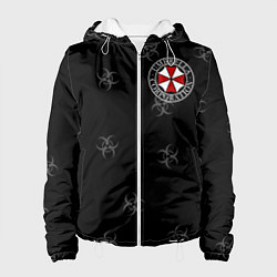 Куртка с капюшоном женская Umbrella Corp, цвет: 3D-белый