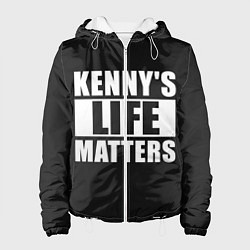 Куртка с капюшоном женская KENNYS LIFE MATTERS, цвет: 3D-белый