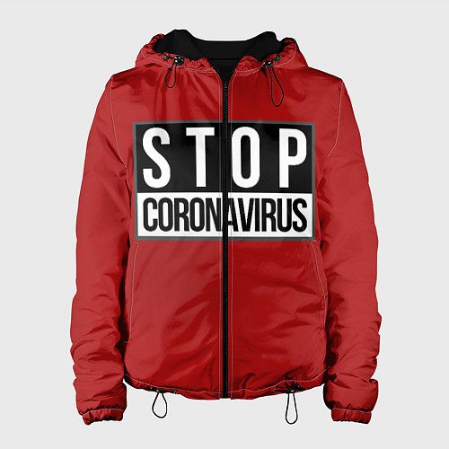 Женская куртка Stop Coronavirus / 3D-Черный – фото 1