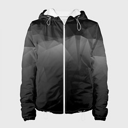 Куртка с капюшоном женская GRAY GEOMETRY, цвет: 3D-белый