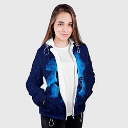 Куртка с капюшоном женская Сквиртл Эша, цвет: 3D-белый — фото 2