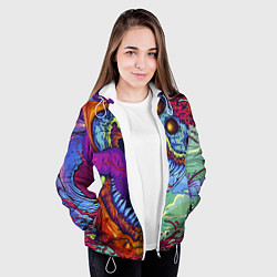 Куртка с капюшоном женская HYPERBEAST, цвет: 3D-белый — фото 2